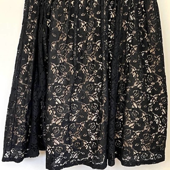 POMPOUS GIRLY PLUS SIZE 22W LBD BLACK LACE ABIGAIL DRESS FULLY LINED - Picture 4 of 12